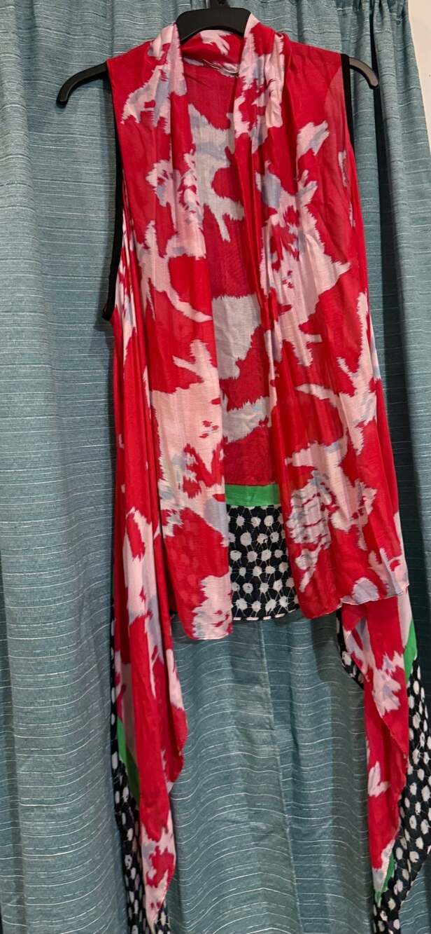 Mixit Festival Multi-Way Viscose Scarf Vest One Size. Whimsical Fairy Night Out